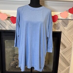 Women's Athleta Tranquility Top Shirt Small Blue‎ Tunic Medium